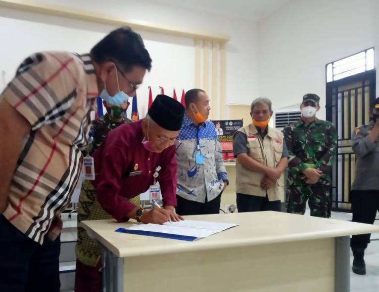 6 Poin Instruksi Bupati, Pemkab Batubara Uji Coba Transisi Menuju New Normal