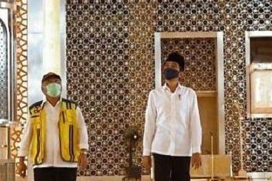Jokowi Cek Masjid Istana Negara Untuk Kesiapan New Normal