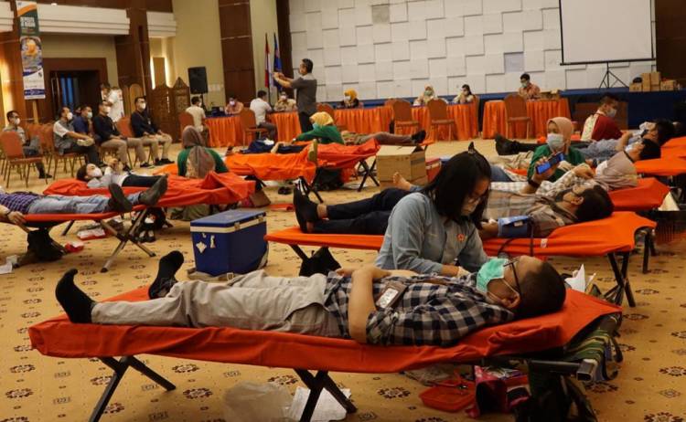 Rutin per 3 Bulan, Bank Sumut dan PMI Gelar Donor Darah