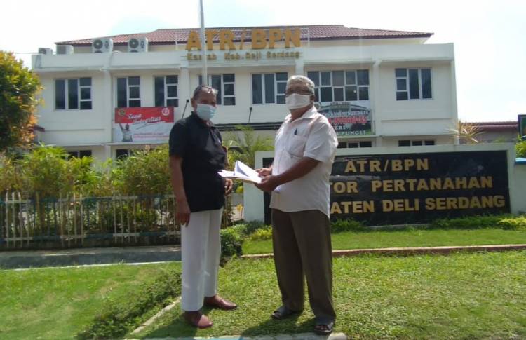 Pensiunan PTPN2 Buat Sanggahan Pemblokiran Permohonan HGB ke BPN Deliserdang