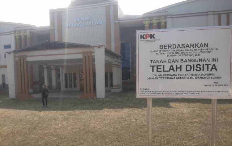 KPK Sita Aset Tanah dan Bangunan Milik Koruptor Suap Pemkab Lampung Utara
