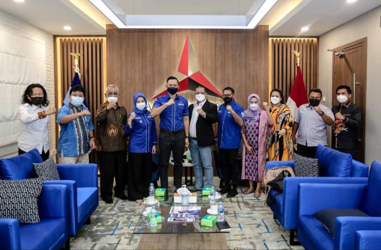 AHY Terima Kunjungan Iluni Taplai Angkatan V Lemhannas