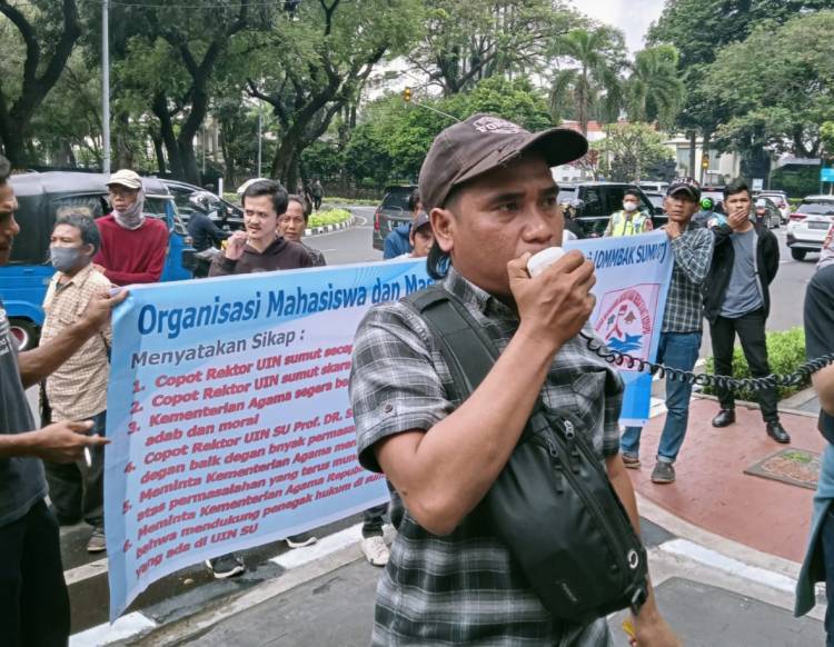 Kasus Rektor UINSU Digiring ke Jakarta, Minta Kementerian Agama Copot Prof. Syahrin Harahap