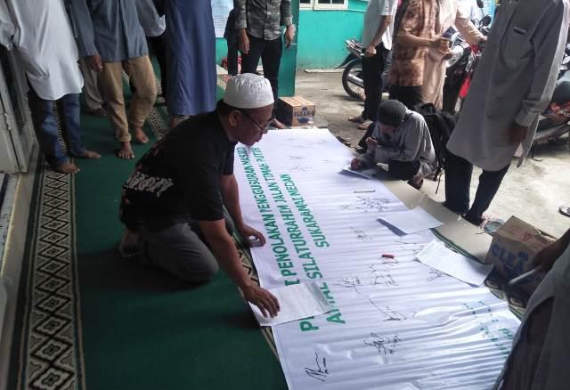 Masyarakat Medan Tandatangan Petisi Tolak Penggusuran Masjid Amal Silaturahim