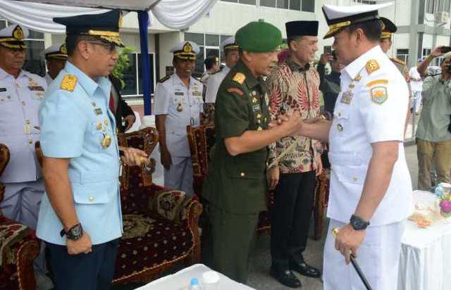 Pangdam dan Wagubsu Hadiri Sertijab Danlantamal Belawan