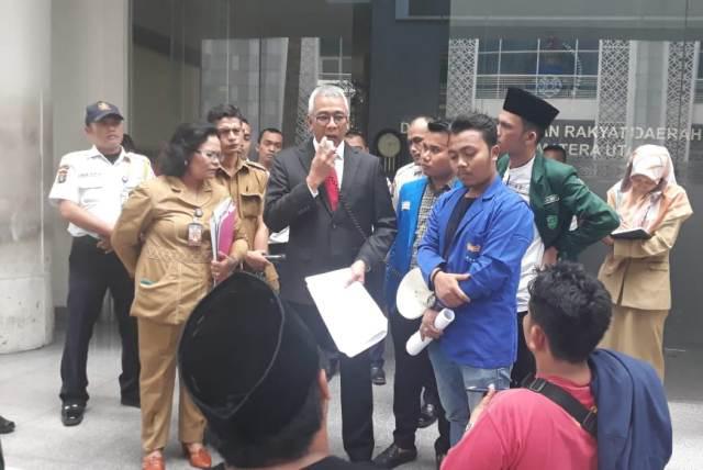 Soal Jabatan Dirut Bank Sumut, Muchrid: Kalian itu salah demo