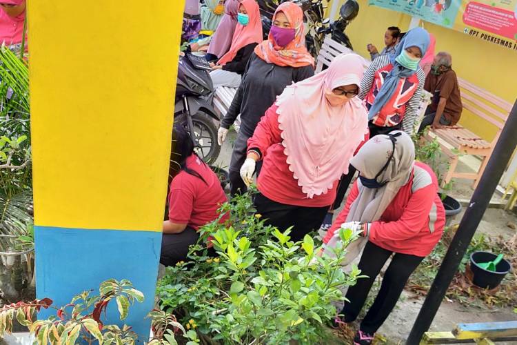 Seluruh Puskesmas di Batubara Gotong-royong Terapkan Kenormalan Baru