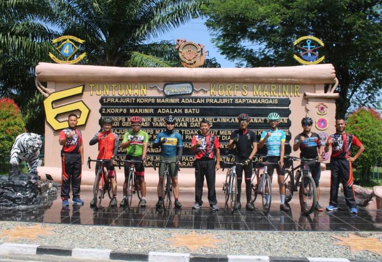 Danlantamal I Belawan Gowes ke Sarang Petarung Harimau Putih