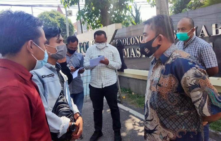Demo Dugaan Korupsi BOT PDAM Tirtanadi di Polda Sumut Diterima AKBP Saiful 