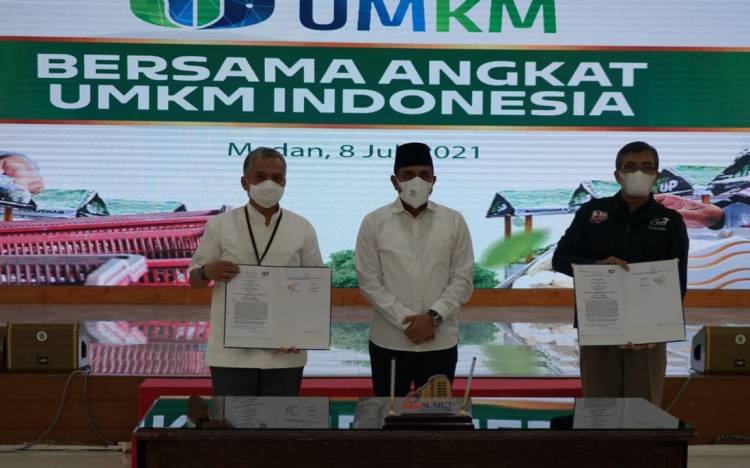 Bank Sumut dan ACT Kerjasama Global Wakaf Disaksikan Gubsu