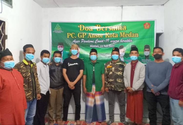 GP Ansor Medan Gelar Sholawat dan Doa Bersama Agar Pandemi Covid-19 Berakhir