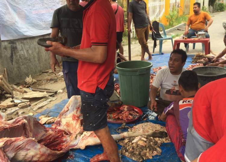 KT Medan Denai Kurban 2 Ekor Lembu dan 5 Ekor Kambing