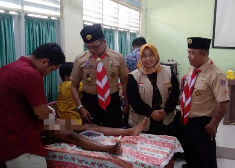 Pramuka Kwaran Medan Kota Gelar Khitanan Massal Gratis