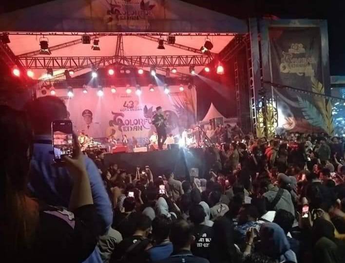 Judika dan Artis Ibukota Goyang Kota Medan di HUT ke 432