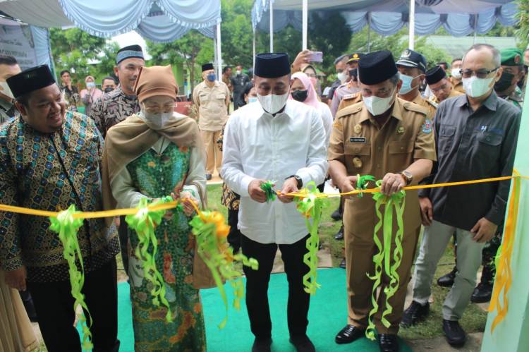 Gubsu Resmikan Gedung MA Sekolah Bintang Rabbani DDW di Desa Rumah Sumbul Deliserdang