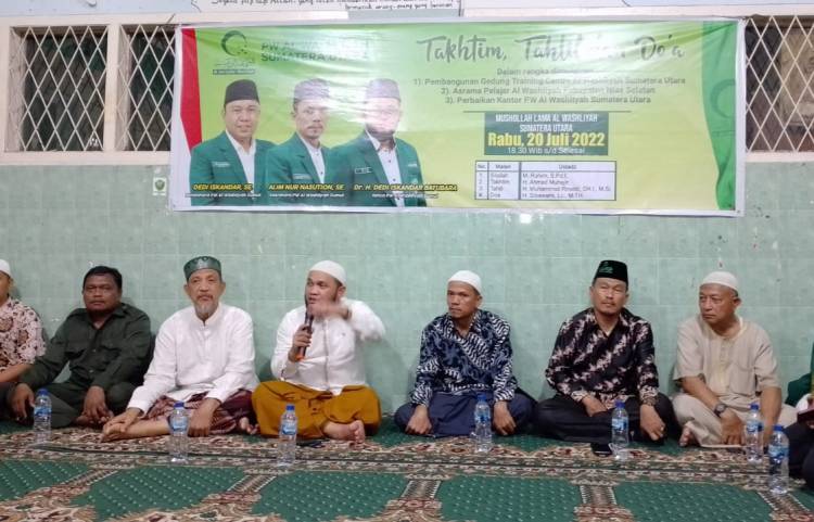 Doa Munajat Washliyah Sumut Membangun Training Center dan Asrama Pelajar di Nisel
