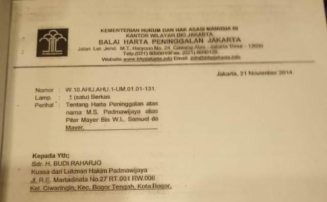 350 Hektare Tanah di Kota Medan Milik De Mayer, Ahli Waris Jenderal Bintang 1