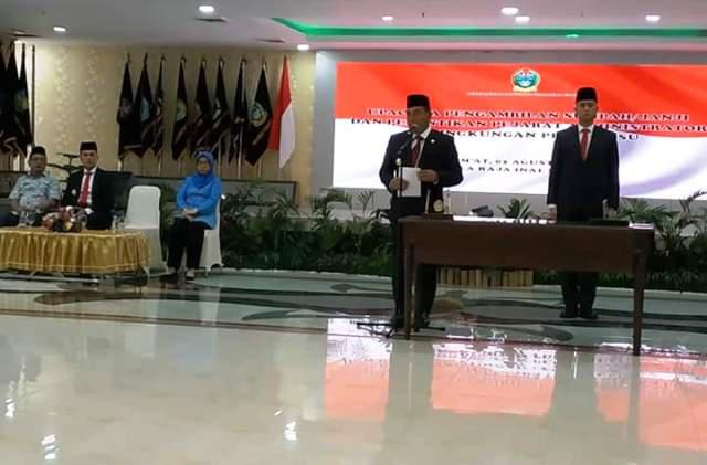 Gubsu Ingatkan Kewajiban pada 22 Pejabat yang Baru Dilantik