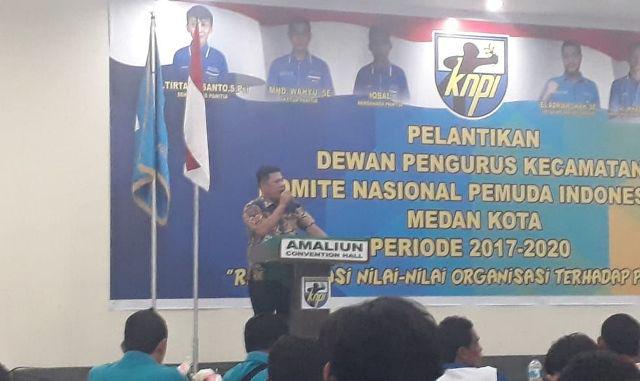 KNPI Medan Kota Dilantik, El: Kita pemuda peduli
