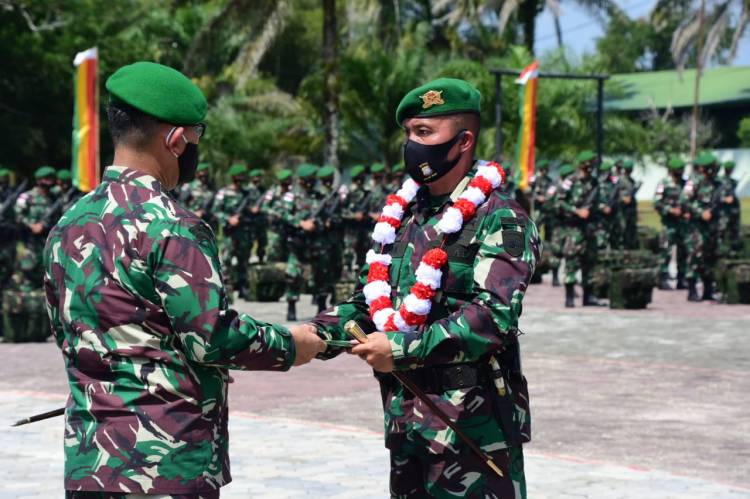 Mayjen TNI Irwansyah Sambut Satgas Yonif 132/Bima Sakti di Bangkinang