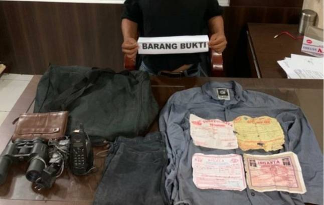 Emas 50 Gram dan 1 Set Kamera Bukti Rumah Marfin Dimaling