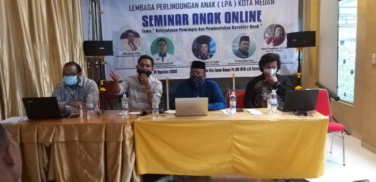 Seminar Anak Online, KPA Medan: Keteladanan Pemimpin Membentuk Karakter Anak
