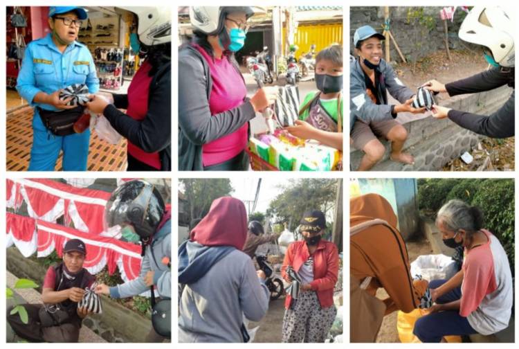 Sambut Hari Kemerdekaan, Komunitas Turun Tangan Bali Bagikan Nasi Ke Kaum Dhuafa
