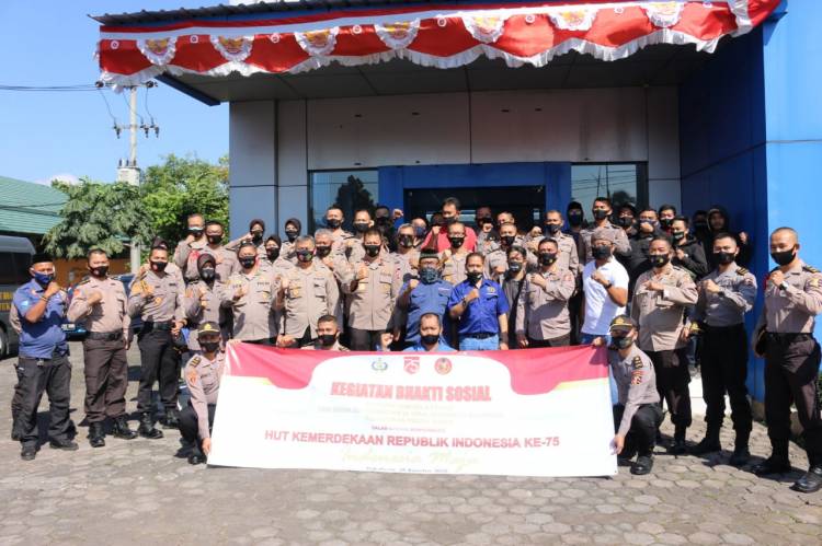 Setukpa Lemdiklat Polri Gelar Bakti Sosial ke Insan Media