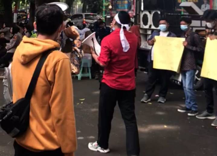 Massa PPI Desak KPK Periksa 4 Kampus Negeri di Sumut