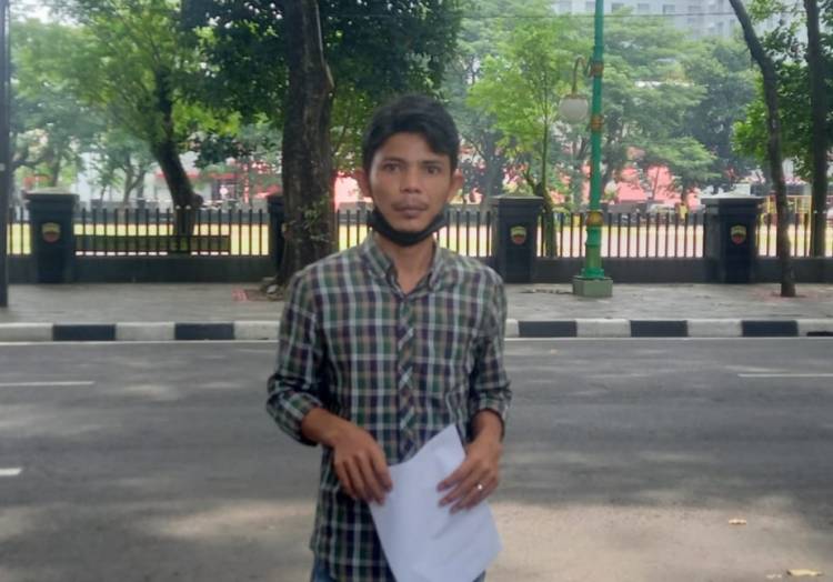 Demo Proyek Rp 2,7 T Dibubarkan Depan Kantor Gubsu