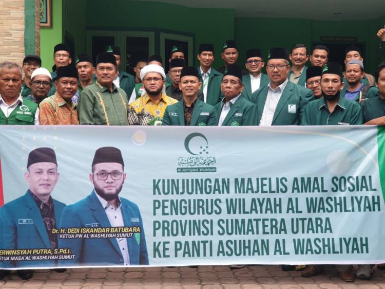 Majelis Amal Sosial Al Washliyah Sumut Rajut Tali Kasih ke 5 Panti Asuhan di Medan
