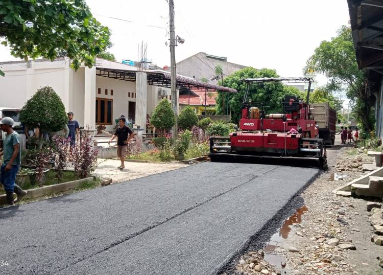 Jalan Pembangunan Aek Kanopan Diaspal, Jemaat 3 Gereja Apresiasi Pemkab Labura