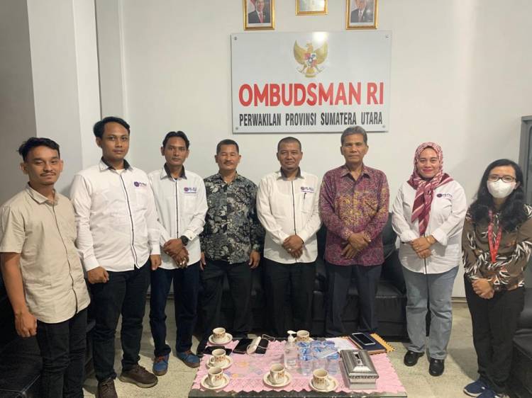 PB PASU Kunjungi Kantor Omhudsman RI Perwakilan Sumut