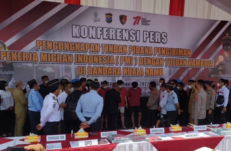 212 PMI Ilegal Berusia Muda Telah Dipulangkan Polda Sumut