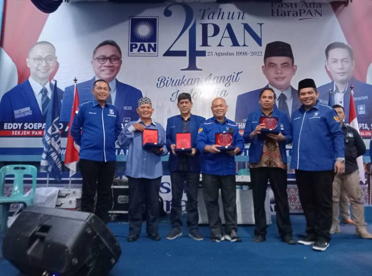 Peringati HUT ke-24, DPP dan Senior Apresiasi Kepemimpinan DPW PAN Sumut
