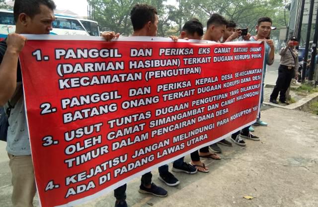 GAM Paluta Kecam Dugaan Korupsi & Pungli Dana Desa ke Kejatisu