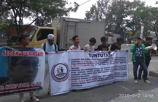Punya Bukti, LSM Permak Bawah Korupsi RSUD Deliserdang di Kejatisu