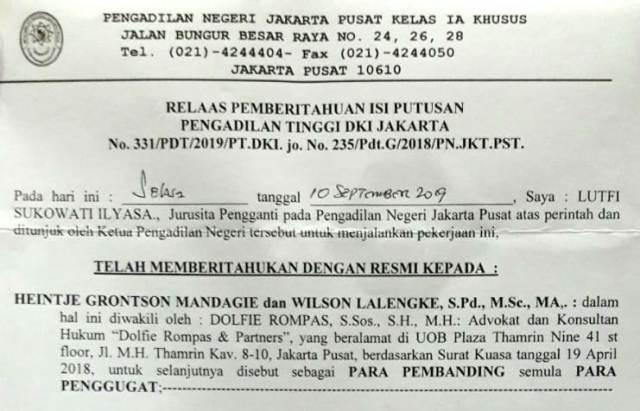 Dewan Pers Kalah