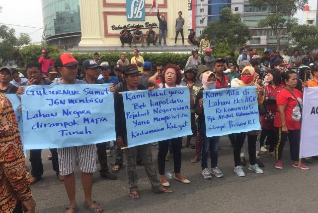 Gubernur Sumut Jangan Membisu Lahan Negera Dirampok Mafia Tanah