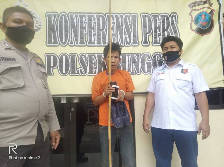 Pencuri Spesialis Galah Ditangkap Beraksi di Asam Kumbang