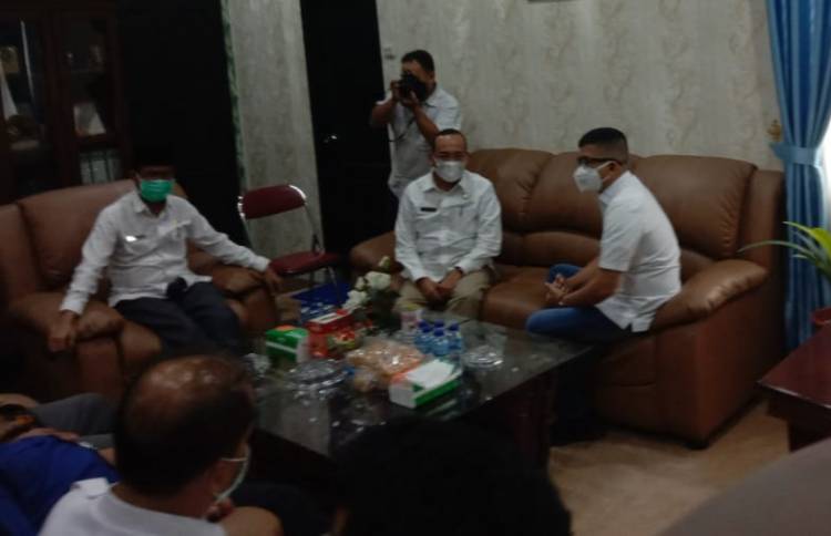 Hari Pertama Kerja, Dahler Jumpai Ketua DPRD Madina