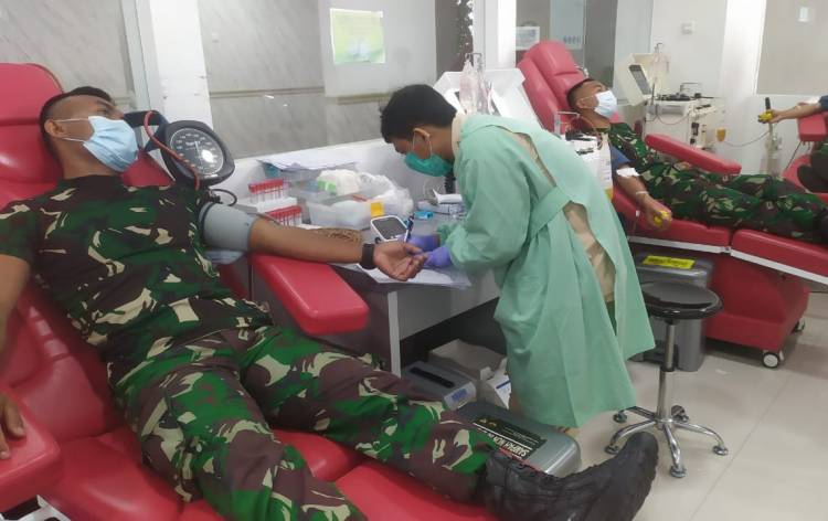 TNI Donor Plasma Darah Untuk Bantu Pasien Covid-19