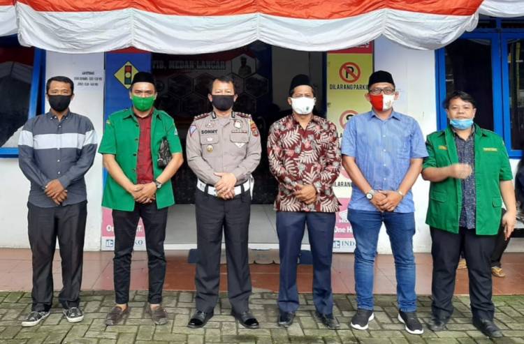 GP Ansor Audensi ke Kasat Lantas Polrestabes Medan