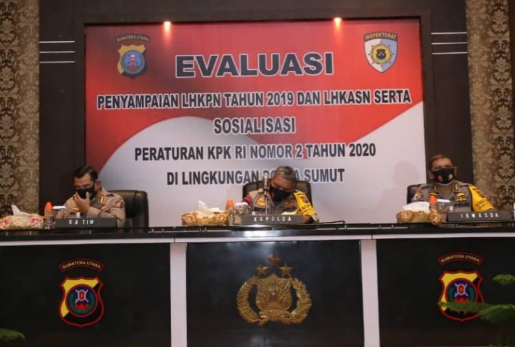 Kapolda Sumut Apresiasi Personil dan ASN Sampaikan LHKPN