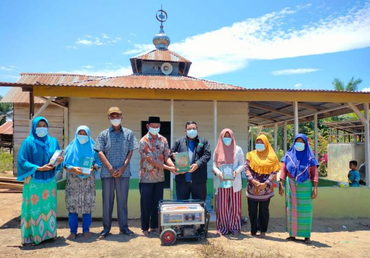 Masjid Tanpa Listrik di Kabupaten Karo Dapat Bantuan Genset dari DDW
