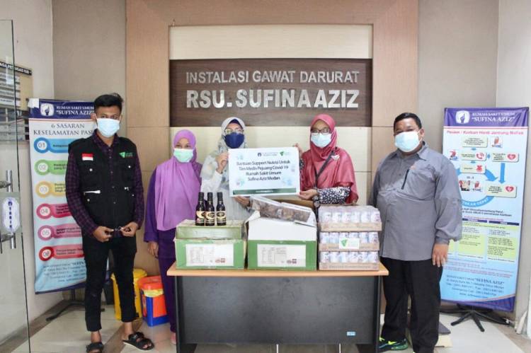 Beri Dukungan Pada Nakes, DDW Kirim Suplemen ke RS Sufina Aziz