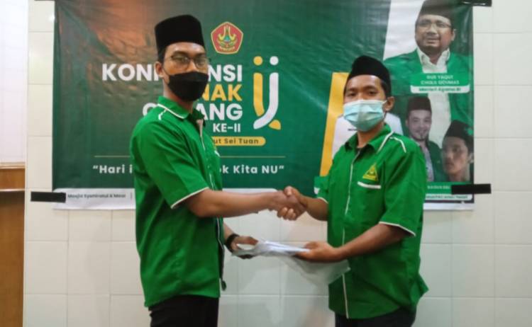 Alwiyandi Sofyan Terpilih Secara Aklamasi di Konfrensi PAC Ansor Percut 