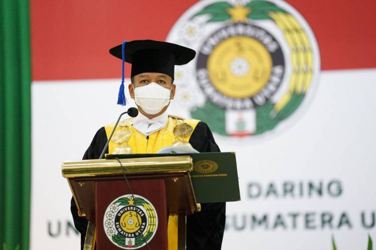 Tepat di Acara Puncak Dies Natalis ke-69, USU Luncurkan Telemedicine Covid-19