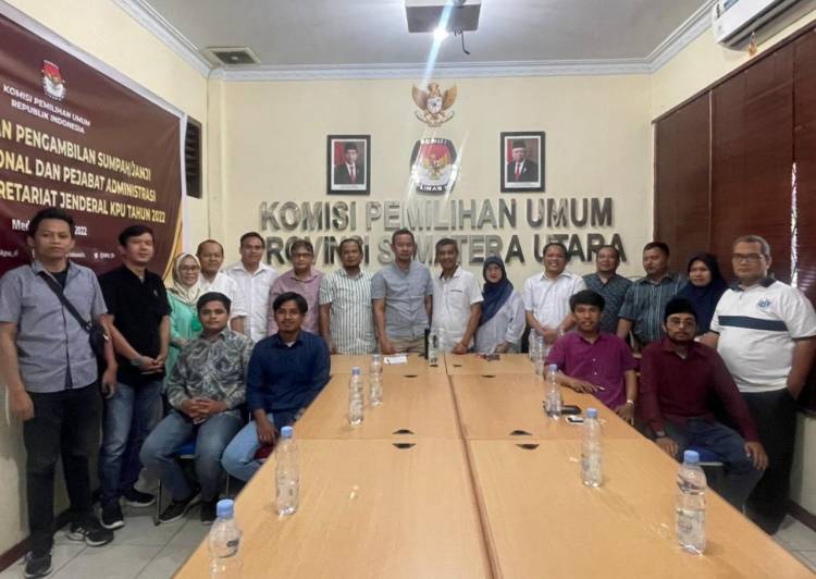 5 Lembaga Penggiat Pemilu Bangun Sinergitas Bersama KPU Sumut