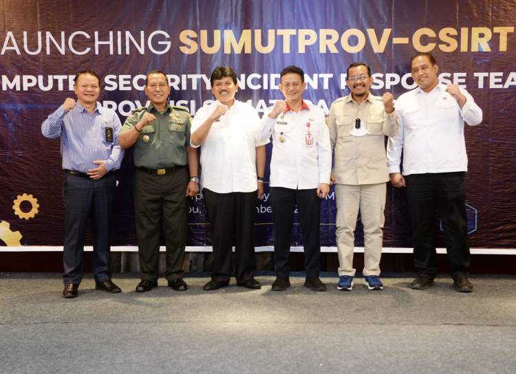 SumutProv-CSIRT Resmi Diluncurkan, Gubernur Harap Keamanan Informasi Semakin Terjamin